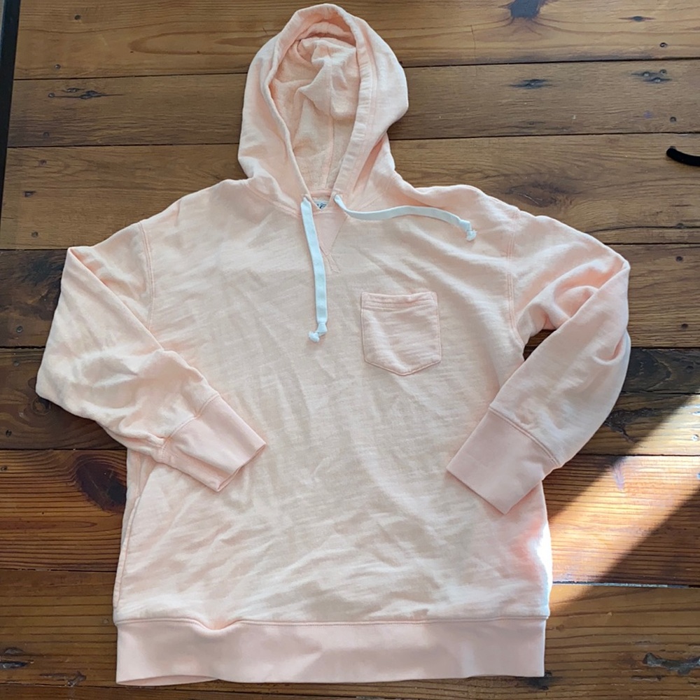 J Crew size Small sherbet hoodie with pockets